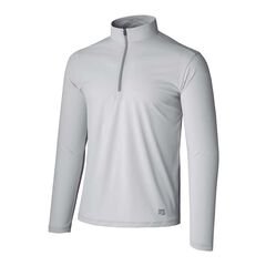 Men's Drought Shade Zip Neck,MIST GRAY, small image number 0