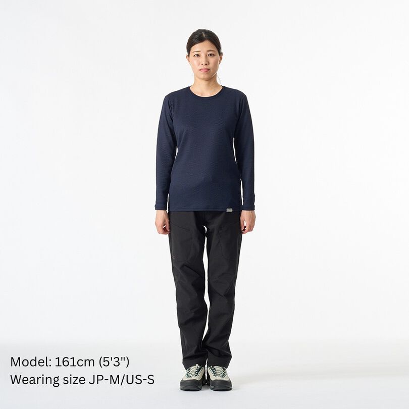 Women's Drought Thermo Long Sleeve,DEEP NAVY, medium