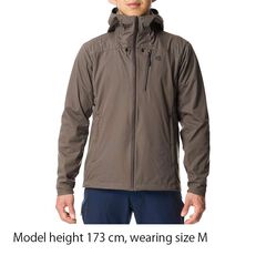 Flow Wrap Hooded Jacket BLCK M,BLACK, small image number 5
