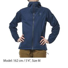 Women's Flow Wrap Hooded Jacket,BLUE GRAY, small image number 1