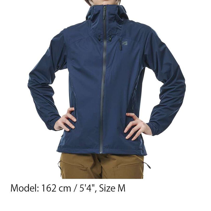 Women's Flow Wrap Hooded Jacket,BLUE GRAY, medium image number 1