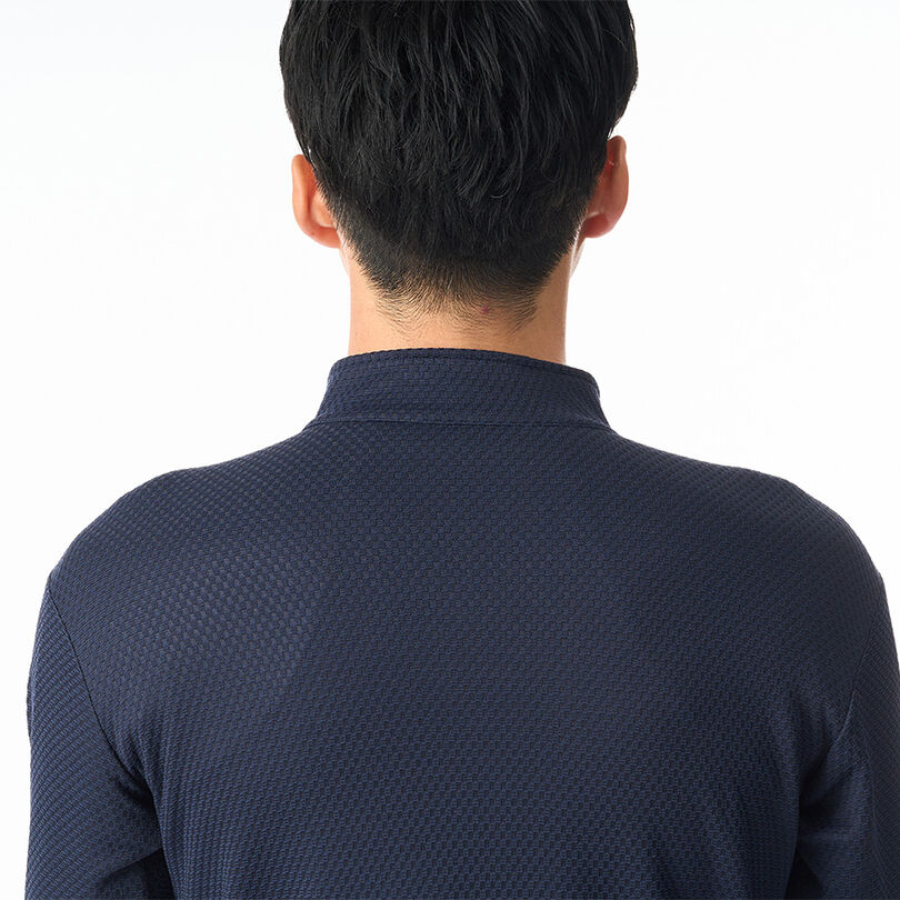 Men's Drought Thermo Zip Neck,DEEP NAVY, medium image number 14
