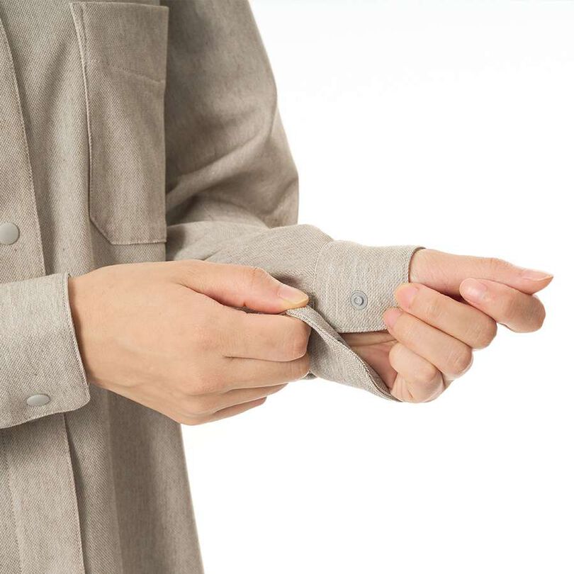 Women's Japanese Heritage Color Shirt,NAVY KIKYO, medium image number 24