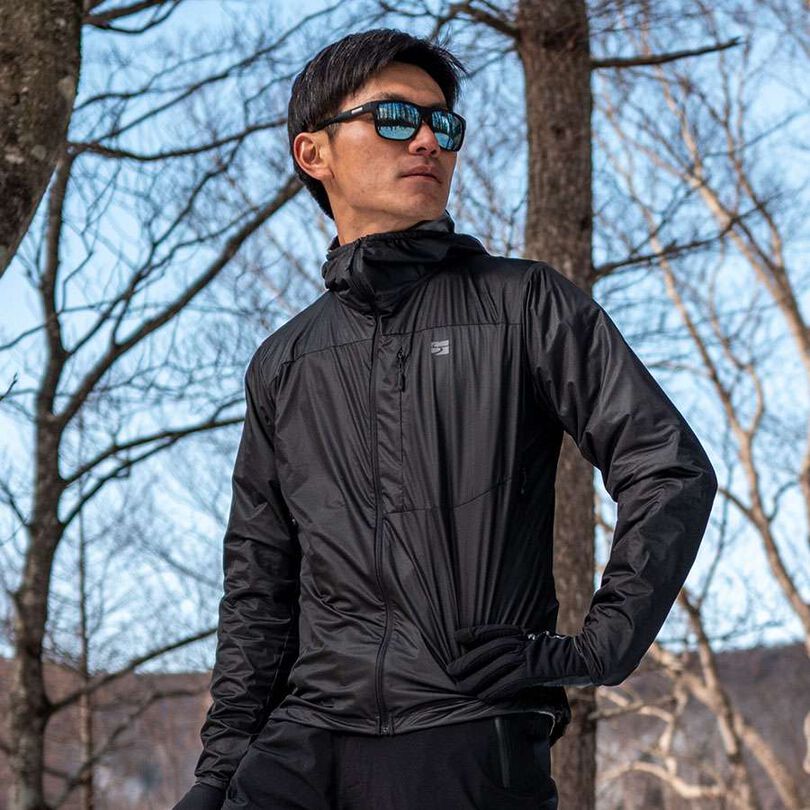 Men's Mu-Wrap Hooded Jacket,BLACK MICA, medium image number 6