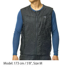 Men's Polygon UL Vest,BLACK, small image number 1