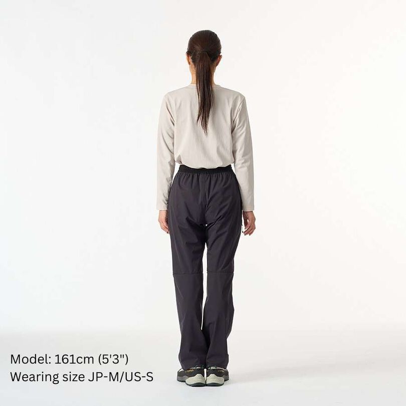 Women's Flow Wrap Pants,BLACK, medium image number 5