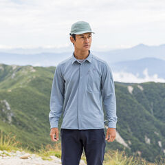 Men's Ramie Spin Knit Shirt,IVORY, small image number 15