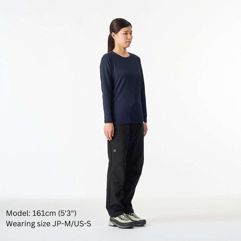 Women's Drought Thermo Long Sleeve,DEEP NAVY, medium image number 6