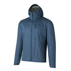 Men's Mu-Wrap Hooded Jacket,BLACK MICA, small image number 1