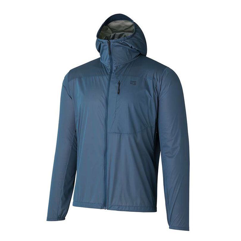 Men's Mu-Wrap Hooded Jacket,BLACK MICA, medium image number 1