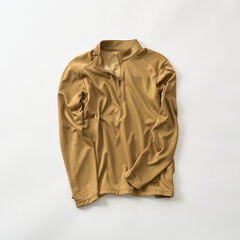 Men's Drought Largo Zip Neck,CHARCOAL HEATHER, small image number 2