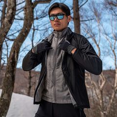 Men's Mu-Wrap Hooded Jacket,BLACK MICA, small image number 24